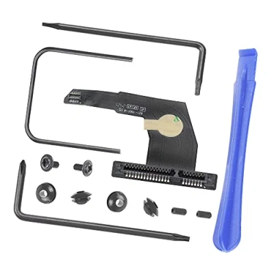 Image de MMOBIEL kit de Remplacement du câble Flexible Second Disque Dur HDD SSD SATA Compatible avec Apple Mac Mini A1347 (2009 2010 2011 2012) Comprenant Un d&#039;outils