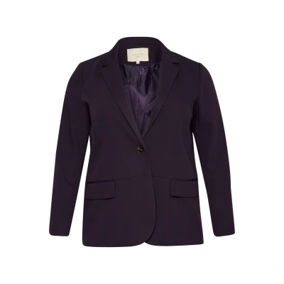 Image de Kaffe Curve Sakira Blazer, Femme, Taille: 48, Dawn purple
