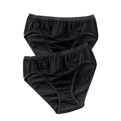 Image de Ulla Popken Jazz Pant 2er Pack Boxer, Noir (Schwarz 10), 48 50 (Lot de 2) Femme