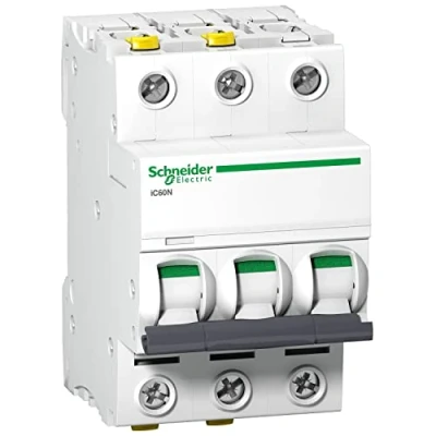 Image de Schneider A9F04325 Disjoncteur Ic60N 3P 25A C Blanc