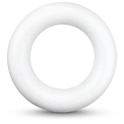 Image de Netuno 5 anneaux en polystyrène 15 cm mousse de pour loisirs créatifs bricolage couronne Pâques fleurs l&#039;Avent DIY décorations