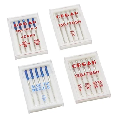 Image de Alfa Aiguilles pour Machine à Coudre 4 Etuis Acier inoxetdable