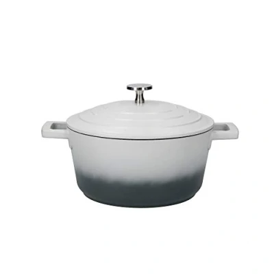 Image de MasterClass Petite Casserole en Aluminium Coulé Ultra Léger, Couvercle Inclus, Utilisable sur Plaque à Induction et au Four, 2.5 L, 20 cm Ombré Gris