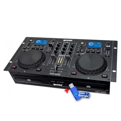 Image de GEMINI CDM4000 Lecteur Combo Professionnel CD/USB+ Clé USB 32G