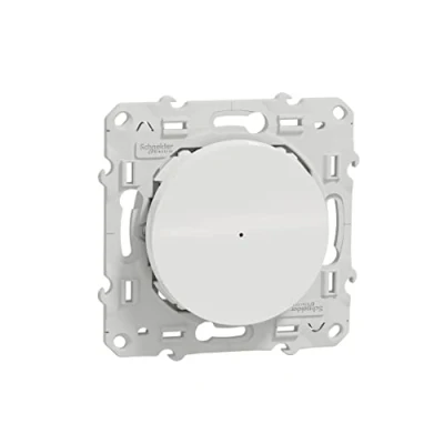 Image de Schneider Electric S520522W Wiser Odace variateur poussoir 2 fils Zigbee blanc