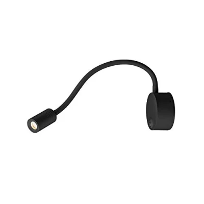 Image de SLV DIO Flex Plate Applique murale d&#039;intérieur à LED 3000 K Aluminium Noir 1,9 W