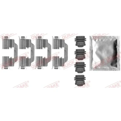 Image de QUICK BRAKE 109 0012 Kit d&#039;accessoires, plaquette de frein à disque OPEL: Mokka / X, Corsa E 3/5 portes