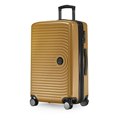 Image de Hauptstadtkoffer Mitte Valise Rigide de Taille Moyenne, TSA, 4 Roulettes, Bagage en Soute avec Extension Volume 8 Cm, 68 88 L, Or D&#039;Automne