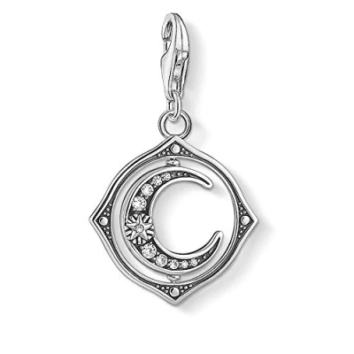 Image de THOMAS SABO Charms Femme Argent 925 Pierre de couleur 32017779, 2,9 x 1,7 cm, sterling Zircone cubique, Non applicable