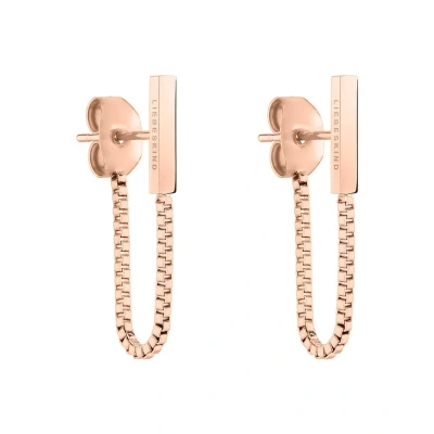 Image de Liebeskind Berlin Boucles d&#039;oreilles Rose goldcoloured, Femme, Taille: One Size, gold coloured