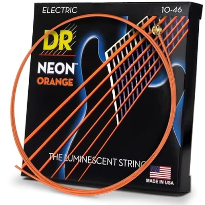 Image de DR Strings Hi Def Neon Orange Electric Medium
