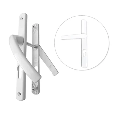 Image de Ens alu pe 24mm sailli reduite articulee ovalfilizclei blanc9016 58 70v5x80c7x115