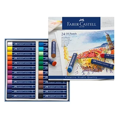 Image de Faber Castell 127024 Pastel à l&#039;huile STUDIO QUALITY boîte de 24