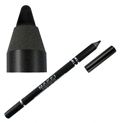 Image de Crayon eye liner imperméable Makki Deep Black, teinte numéro 01, super longue durée et anti taches