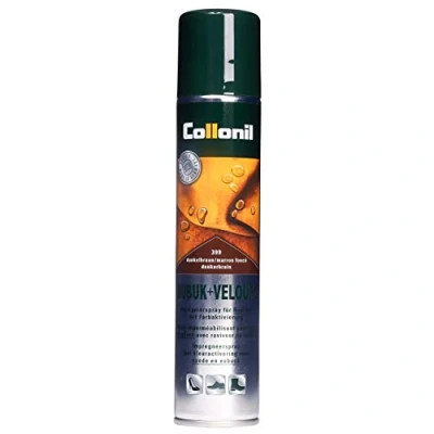 Image de Collonil Nubuck + Velours, Aérosol Marron (Marron Foncé), 200 ml