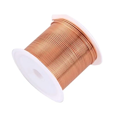 Image de Bobine de fil magnétique 0,8 mm x 10 m, cuivre émaillé, 1 bobine, température naturelle, largement utilisé pour les transformateurs, inducteurs