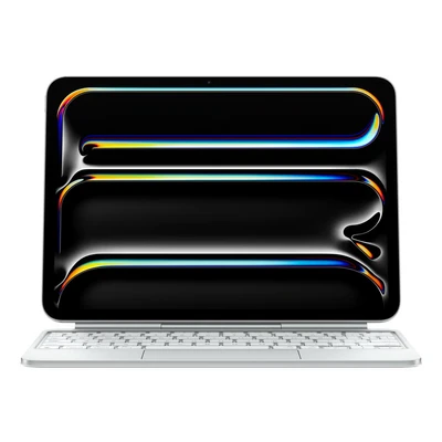 Image de Apple Magic Keyboard pour iPad Pro 11 Pouces (M4) Anglais américain Blanc ​​​​​​​