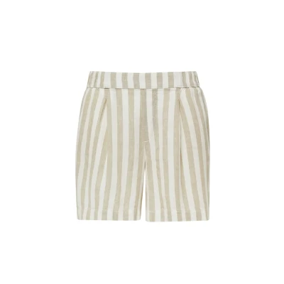 Image de s.Oliver MIT Eingrifftaschen Short, Femme, Taille: 40, Hellbraun