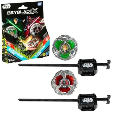 Image de Beyblade X et Star Wars Collab Luke Skywalker 4 80B vs. Darth Vader 60B, Multipack