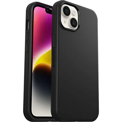 Image de Otterbox Symmetry+ Coque pour IPhone 14/iPhone 13 avec MagSafe, Antichoc, Anti Chute, De Protection Fine, Supporte 3 X Plus Chutes Que La Norme Militaire, Antimicrobien, Noir