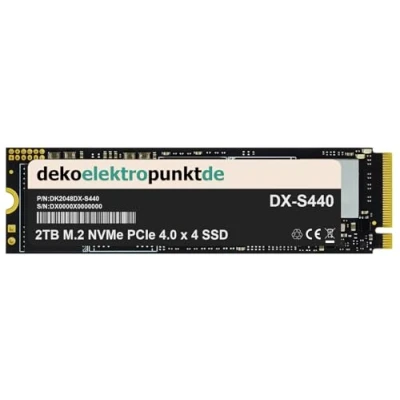 Image de dekoelektropunktde 2 to M.2 NVMe Disque SSD Convient pour ASUS TUF Gaming A15 FA507XI LP018, Remplacement Alternatif 2280 PCIe 4.0 x 4