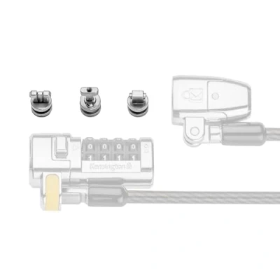 Image de Systeme antivol accessoire securite Kensington K68001WW ClickSafe 3 in 1 Anchor Pack for T Bar,Wedge,Nano Slots