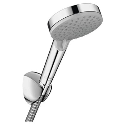 Image de hansgrohe Vernis Blend Ensemble support mural et douchette 100 Vario avec flexible de douche 160 cm, chromé, 26273000