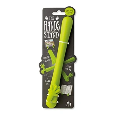 Image de IF The Hands Stand, Free Reading Tablet &amp; Book Holder Lime Green