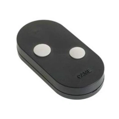 Image de télécommande 2 canaux double fréquence rolling code noir came 806ts 0112