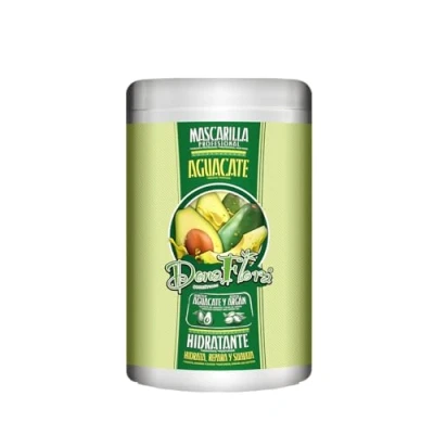 Image de DONA FLORA Masque Hydratant Avocat &amp; Argan Cheveux Doux et Nourris Formule Sans Parabènes Pour Tous Types de 1000 ml