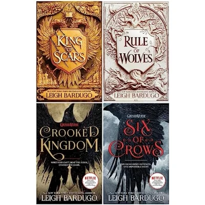 Image de Leigh Bardugo 4 Books Collection Set (Rule of Wolves, King Scars, Six Crows And Crooked Kingdom)