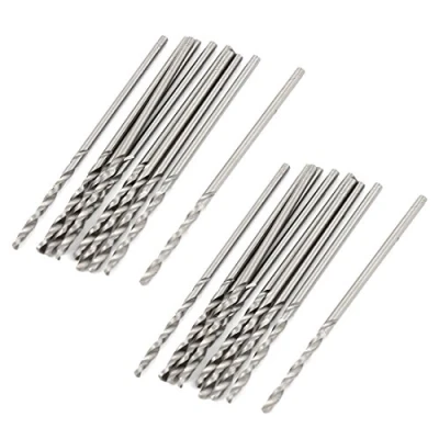 Image de sourcingmap 20pcs Foret hélicoïdal HSS Diamètre 1,2 mm Pointe à queue droite