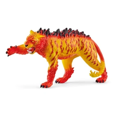 Image de Schleich Eldrador Creatures LAVA Tijger Miniatures pour enfants, Taille: One Size, Yellow