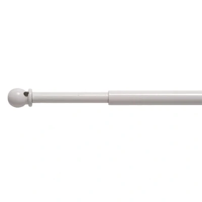 Image de Tringle extensible à bouts ronds Blanc 40 60 cm