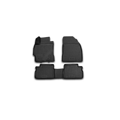 Image de Element Tapis de Sol 3D en Caoutchouc antidérapant pour Toyota Corolla 10/06 13, Noir