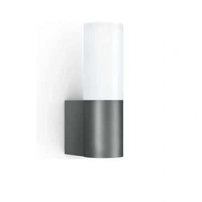 Image de Steinel lampe d&#039;extérieur LED L 605, sans détecteur, 11,3 W Applique, murale blanc chaud avec 729 lm, aluminium, verre opale Anthracite