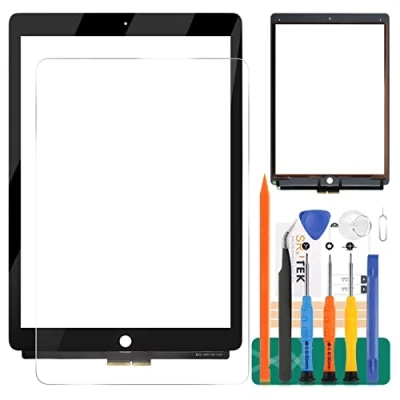 Image de Pour iPad Pro 12.9 2015 1st 1 Écran Tactile Remplacement A1652 A1584 Digitizer Capteur Panneau Lens Kit (sans LCD) (Noir)