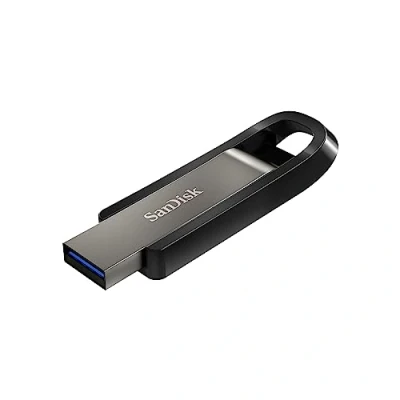 Image de SanDisk Extreme Go 64 Clé USB 3.2 de type A offrant des vitesses allant jusqu&#039;à 395 Mo/s en lecture et 100 écriture