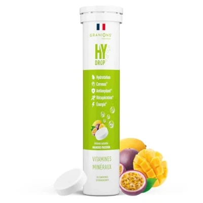 Image de Granions Hydrop Mangue/Passion 20 Comprimés Effervescents
