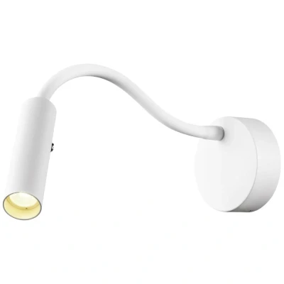 Image de SLV 1006161 Liseuse blanche led variable blanc chaud Karpo gooseLiseuse goose
