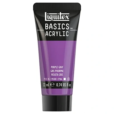 Image de Liquitex Acrylique Basics Tube 22 ml Gris Pourpre ROW