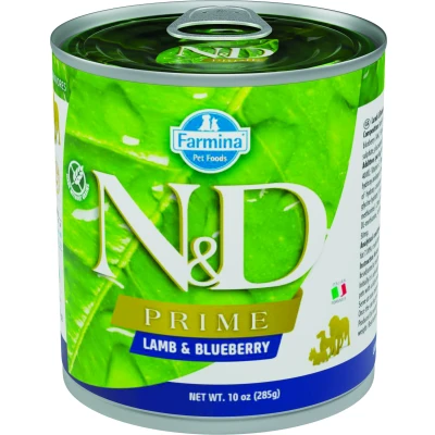 Image de N&amp;D Prime nourriture humide pour chiens Agneau 285 gr. par 6 pièces