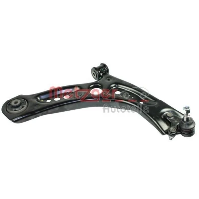 Image de METZGER 58082802 Bras de suspension KIT + avec rotule suspension, support en caoutchouc Essieu avant droit barre oscillant transversal