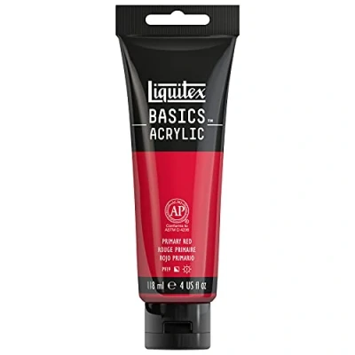 Image de Liquitex Acrylique Basics Tube 118 ml rouge primaire