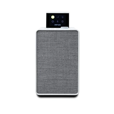 Image de Pure Evoke Spot Système de Musique Compact pour la Maison (Radio Dab+/FM, Radio Internet, podcasts, Spotify Connect, Bluetooth et Puissance Audio 20 Watts), Cotton White