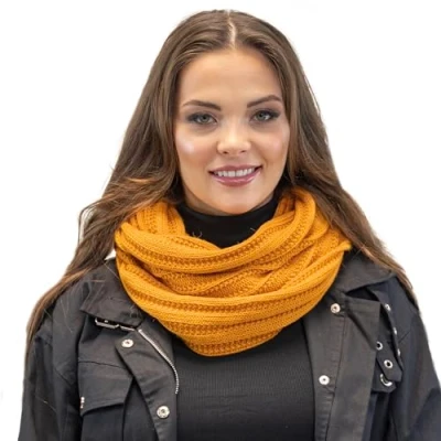 Image de Vivisence LOOP Écharpe tube, Femme, Taille: One Size, Honey