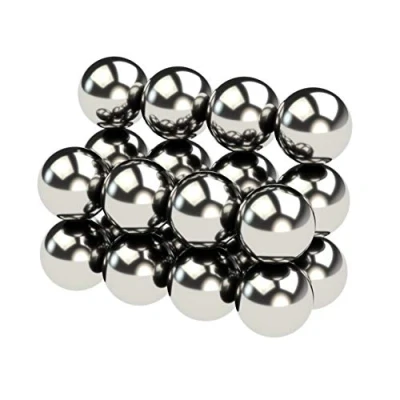 Image de Lot de 20 Aimants en néodyme argentés Ronds Diamètre : 8 mm Force d&#039;adhérence environ 3,5 kg pour tableau blanc, d&#039;affichage, magnétique, atelier