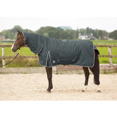 Image de Harry&#039;s Horse Couverture d&#039;extérieur avec col Thor 200 Bleu Foncé Longueur du dos: 135 cm &amp; bas 185