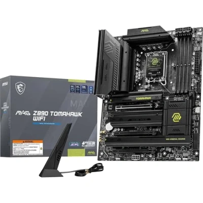 Image de MAG Z890 Tomahawk WiFi Carte mère, ATX pour processeurs Intel Core Ultra (série 2), LGA 1851 Mémoire DDR5 (9200+MT/s OC), 1x PCIe 5.0, 1 x M.2 Gen5, 5G LAN, Wi FI 7