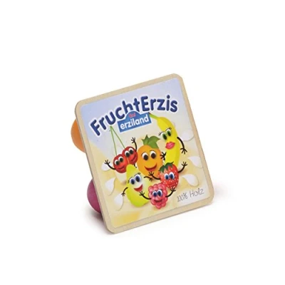 Image de Erzi Ensemble de Fruits et légumes en Bois 7 x 2.7 cm pour Jeu Simulation